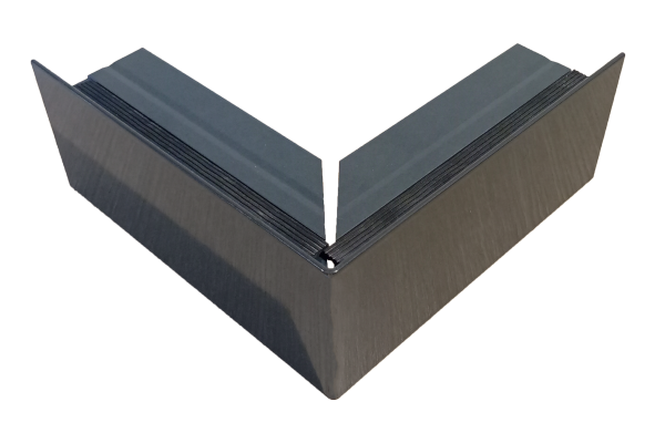 Hliníkový zakončovací profil Buzon U-TFP-CORNER-E