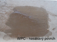 Nasákavý povrch běžných wpc prken