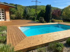 Dřevěná terasa z borovice Thermowood