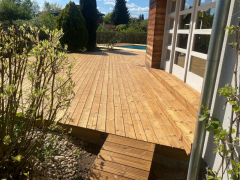 Dřevěná terasa z borovice Thermowood