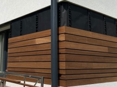 Montáž dřevěné fasády - přichycení prken na systém Techniclic