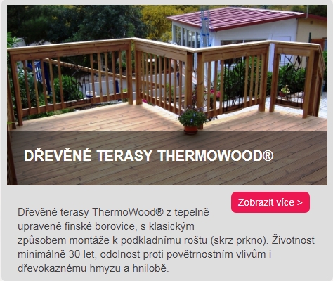 dřevěné terasy Thermowood borovice odkaz do kategorie