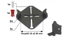 Držák roštu BC-KIT 35 - 90 mm pro terče BUZON