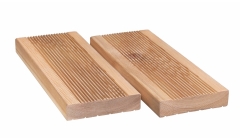 Terasové prkno Sibiřský modřín 28x120 mm jemné drážkování