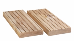 Terasové prkno Sibiřský modřín 28x120 mm 6x mělká drážka
