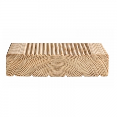 Terasové prkno Sibiřský modřín 28x120 mm - čelní pohled