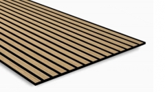 Akustický panel SMART s dřevěnou dýhou 2440 x 600 x 10 mm