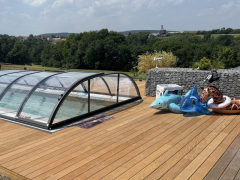 Dřevěná terasa z tropické Garapy (Osek, 2025)