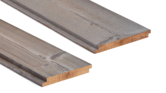 Dřevěný fasádní obklad ThermoWood® LUNA ARCTIC Layer – stříbřitě šedá patina