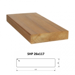 SHP hladce hoblovaná prkna ThermoWood®  - Hoblovane prkno ThermoWood SHP 26x117 mm