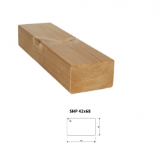 SHP Hranoly a latě ThermoWood® | Fasády&Terasy - SHP hranol ThermoWood 42x68 mm