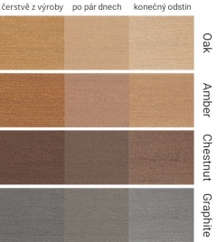 Fasádní obklad z wpc (dřevoplastu) | Fasády & Terasy s.r.o. - Změna barevnosti odstínů