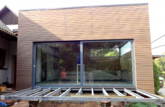 Dřevěný obklad fasády Thermowood SSS rhombus 20x92 mm